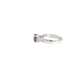 Classic 1.75ct Purple Sapphire and Diamond Ring Classic 1.75ct Purple Sapphire and Diamond Ring