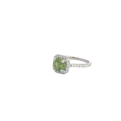 Peridot and Diamond Ring Peridot and Diamond Ring