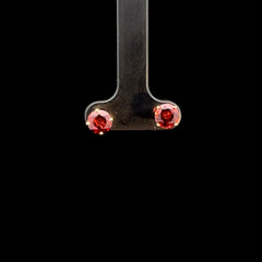 Garnet Stud Earrings Garnet Stud Earrings