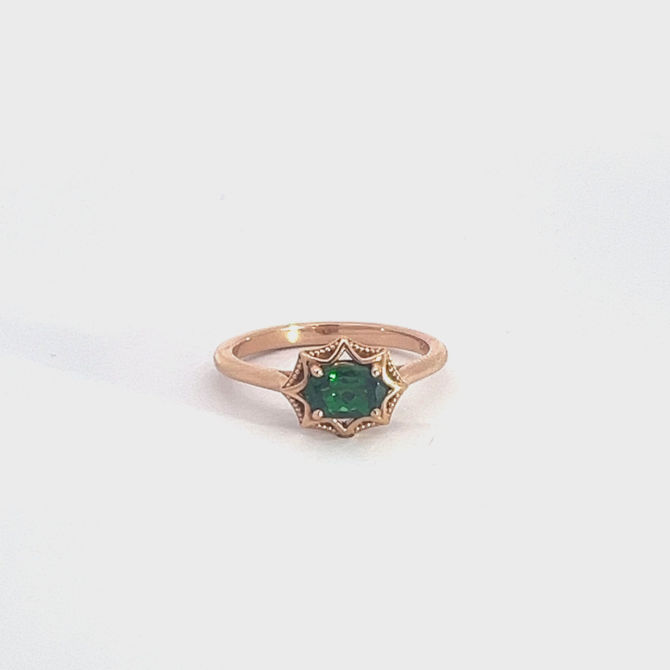 Tsavorite Garnet Ring