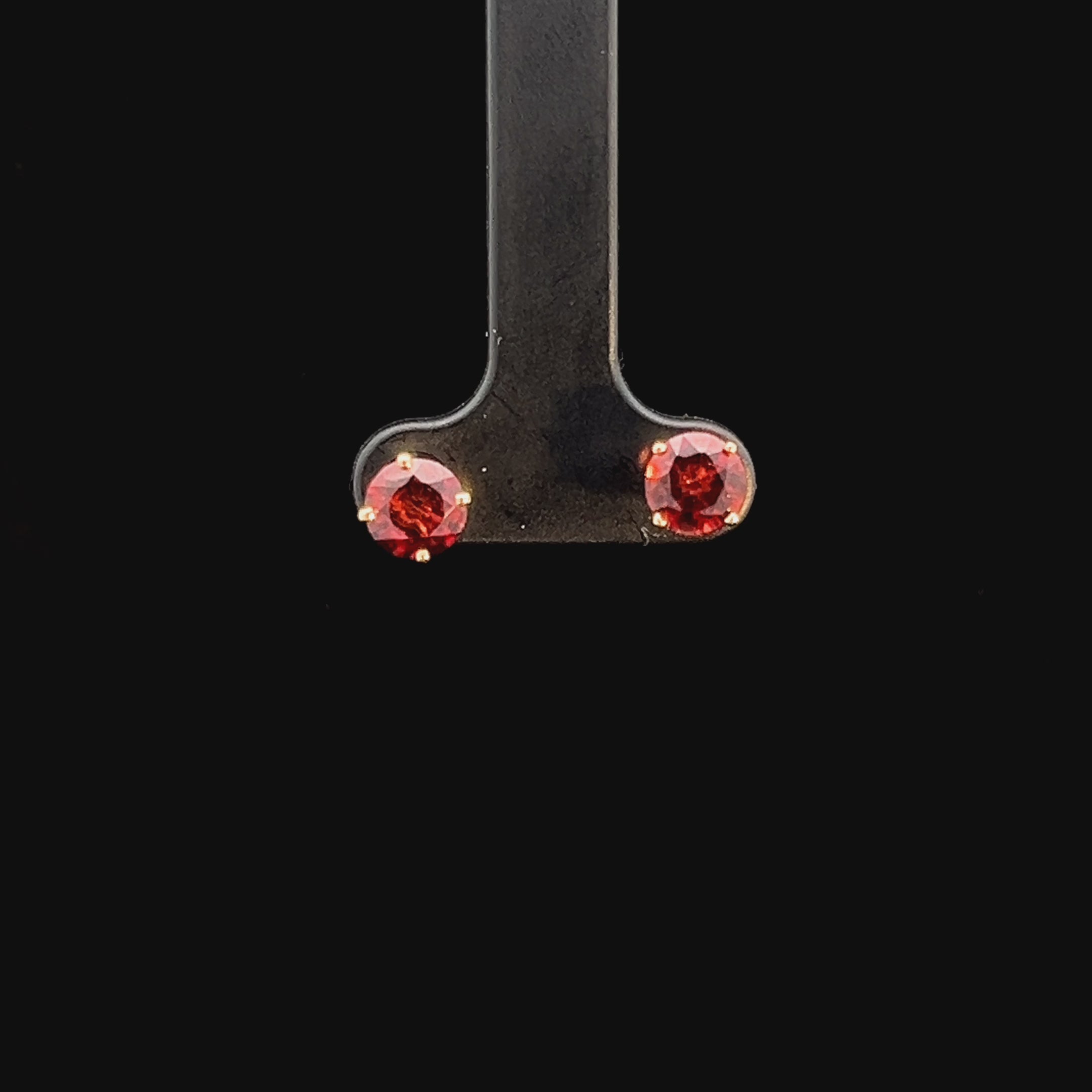 Garnet Stud Earrings