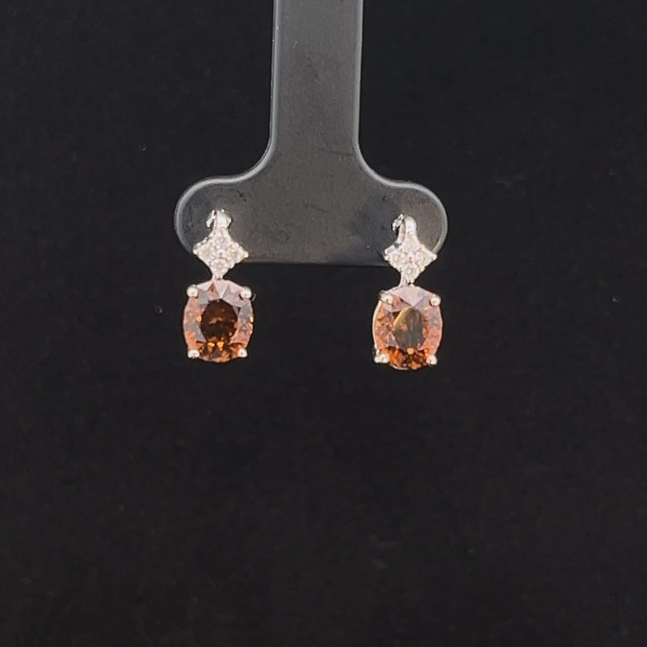 Mali Garnet Drop Earrings