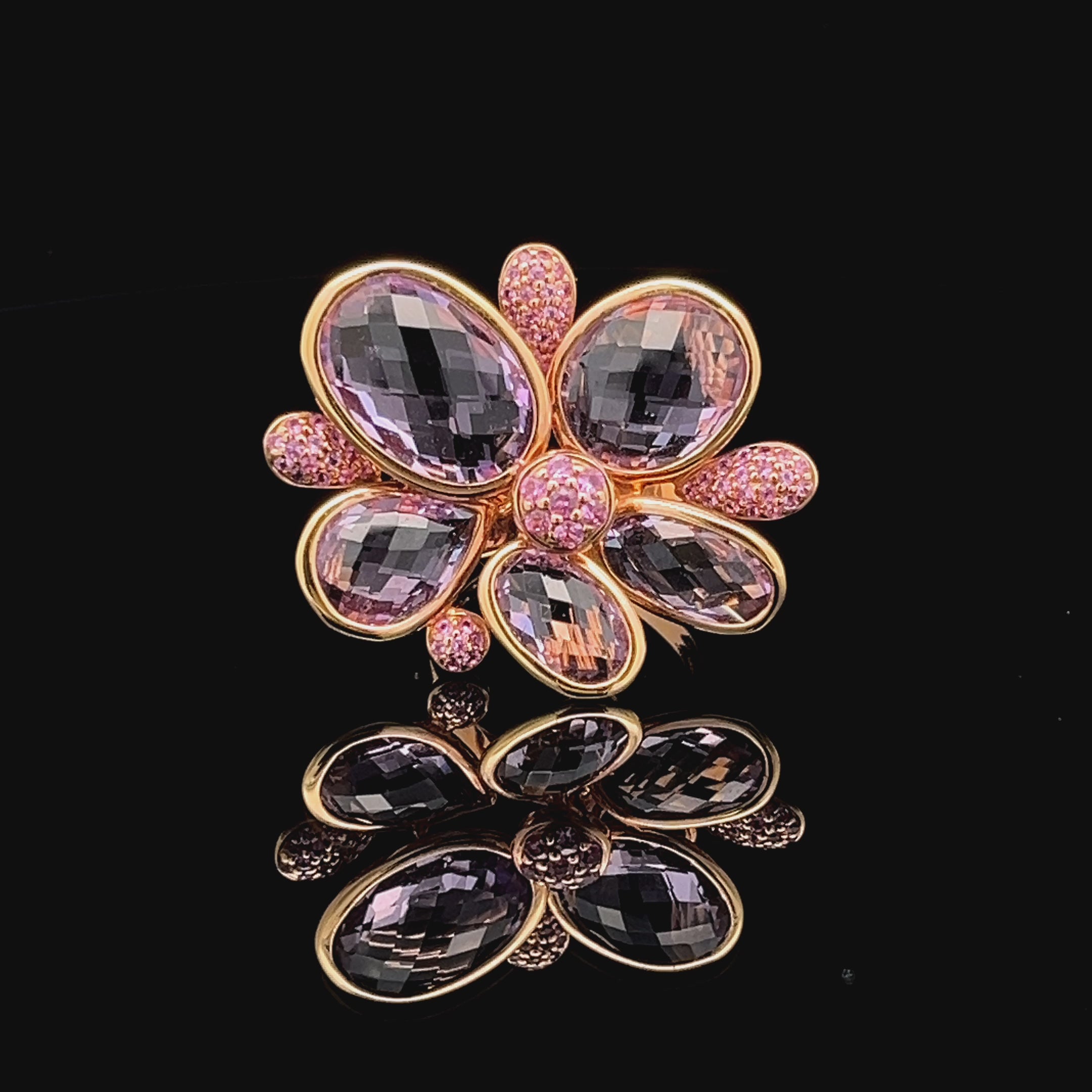 Elegant Floral Fashion Ring