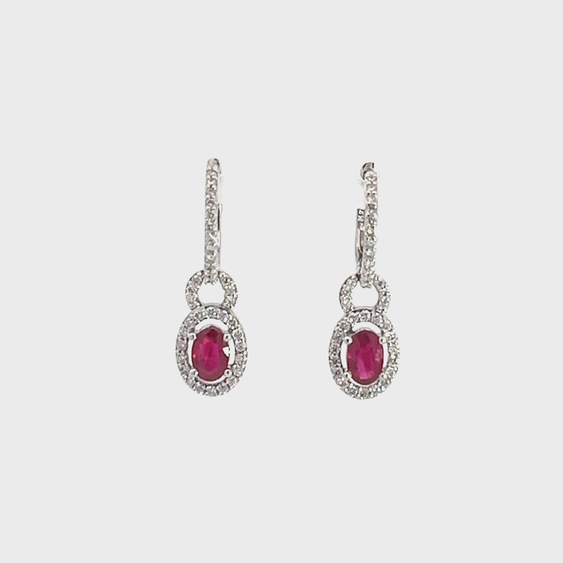 Ruby Earrings