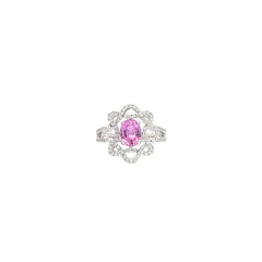 1.54ct Vibrant Pink Sapphire Ring