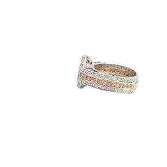 Custom 4.06ct Pink Sapphire Ring