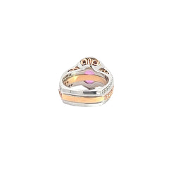 Custom 4.06ct Pink Sapphire Ring