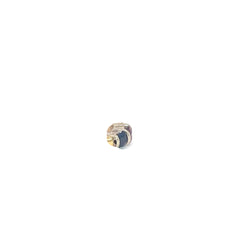 Ruby and Sapphire Three Stone Ring