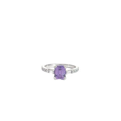 Rare Color-Change Sapphire Ring