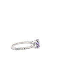 Rare Color-Change Sapphire Ring