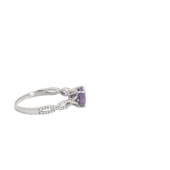1.25ct Pink/Purple Color-Change Sapphire Ring