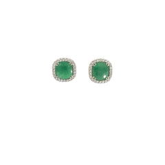 Jade Stud Earrings