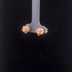 Orange Zircon Earrings