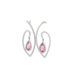 Rubellite Tourmaline Drop Earrings