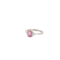 1.10ct  Pink Tourmaline Ring