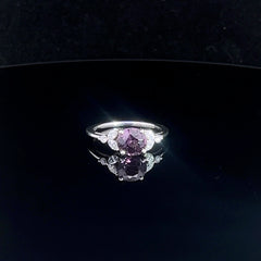 Mesmerizing 1.64ct Purple Spinel Ring