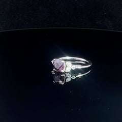 Mesmerizing 1.64ct Purple Spinel Ring