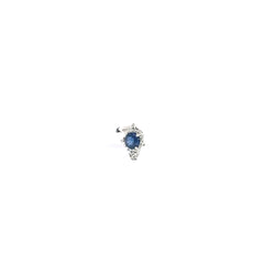 Fun Sapphire and Diamond Ring