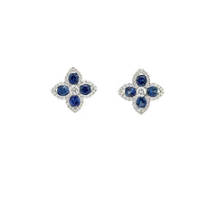 Exquisite Blue Sapphire Earrings