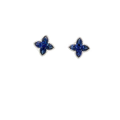 Blue Sapphire Earrings