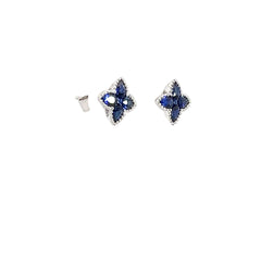 Blue Sapphire Earrings