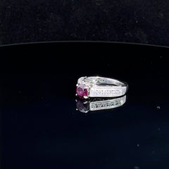 Purple Garnet Vintage-Inspired Ring