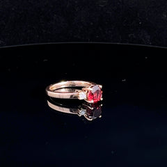 Garnet and Diamond Ring