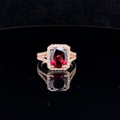 Rhodalite Garnet Ring