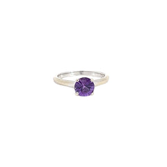 Amethyst Solitaire Ring