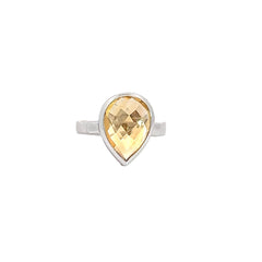 Sterling Silver Citrine Ring