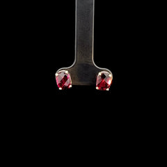 Rhodalite Garnet Studs