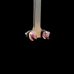 Rhodalite Garnet Studs