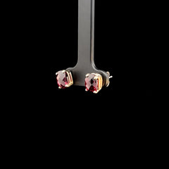 Rhodalite Garnet Studs