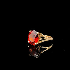 10.88ct Spessartite Garnet Ring
