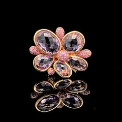 Elegant Floral Fashion Ring