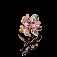 Elegant Floral Fashion Ring