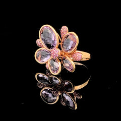 Elegant Floral Fashion Ring