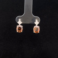 Mali Garnet Drop Earrings
