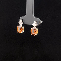 Mali Garnet Drop Earrings