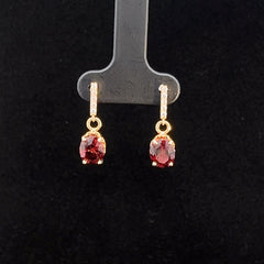Mali Garnet Earrings