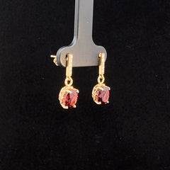 Mali Garnet Earrings