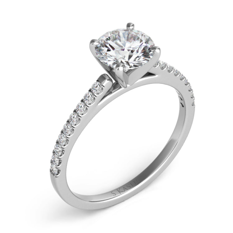 White Gold Engagement Ring