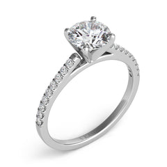 White Gold Engagement Ring