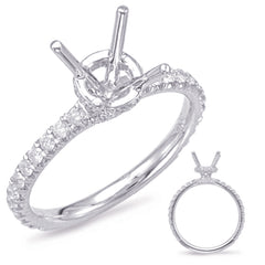 White Gold Engagement Ring