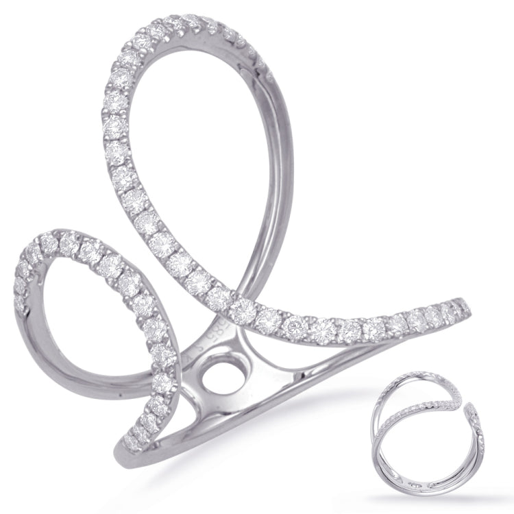 White Gold Diamond Fashion Ring