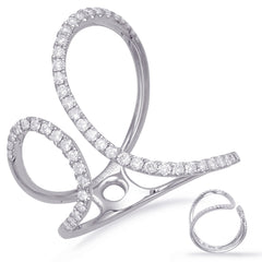 White Gold Diamond Fashion Ring