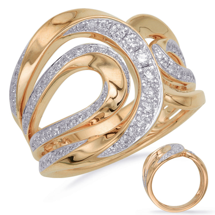 Yellow Gold Diamond Fashion Ring