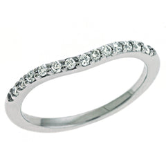 White Gold Matching Band