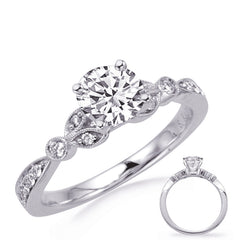 White Gold Diamond Engagement Ring