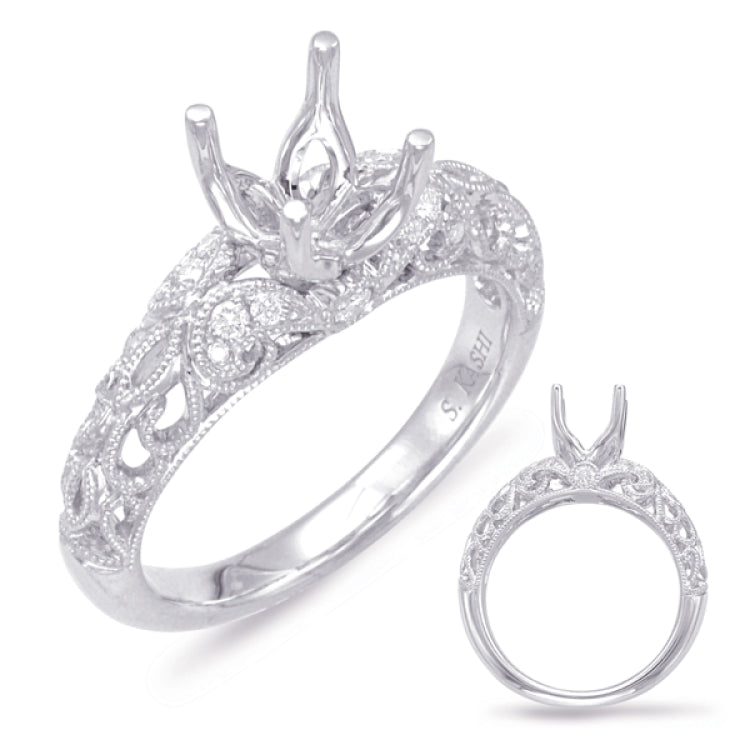 White Gold Engagement Ring